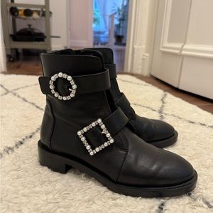 Stuart Weitzman Embellished Boots